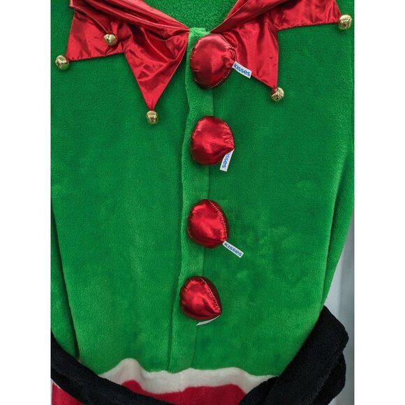 Hersheys Kisses Elf Christmas Jumpsuit Women Size M Holiday Festive Cozy Costume - Picture 9 of 16